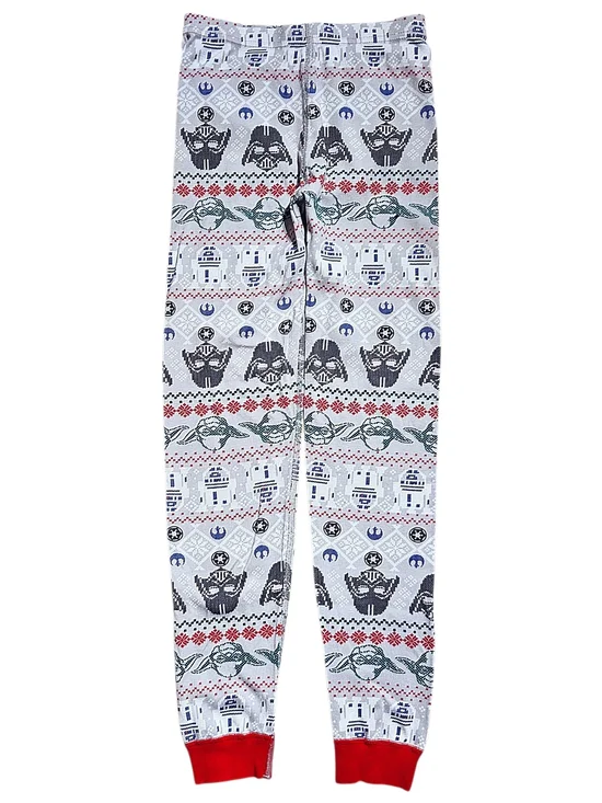 Hanna Andersson Star Wars Fair Isle Holiday Organic Cotton Pajama Pants 12