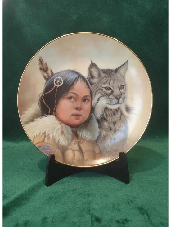 Ardalt Porcelain Collector Plate Winter Scouts by Perillo Signature 1985