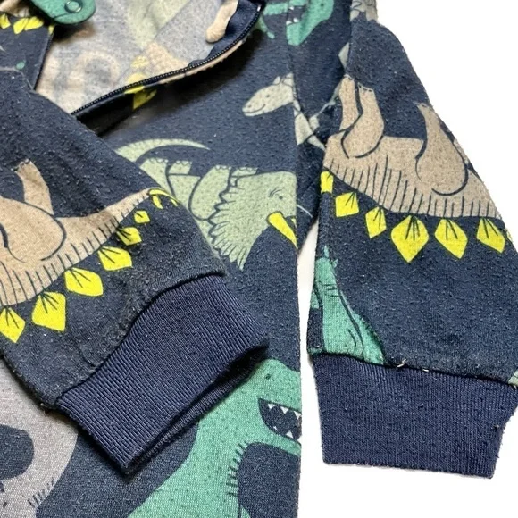 Just One You 18m PRELOVED Dinosaur Footie Pajamas some pilling through out body