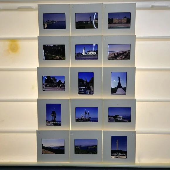Lot Of 25 1960s Cape Cod, MA 35mm Film‎ Slide Beach Boats Sightseeing P-Town