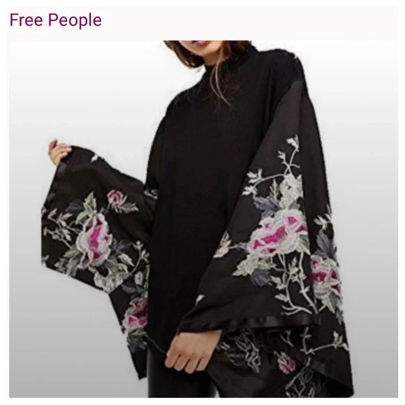 Free People Sydney Batwing Kimono