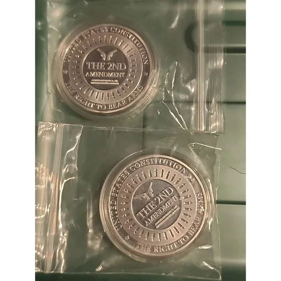 2nd‎ Amendment Challenge Coin 2pc