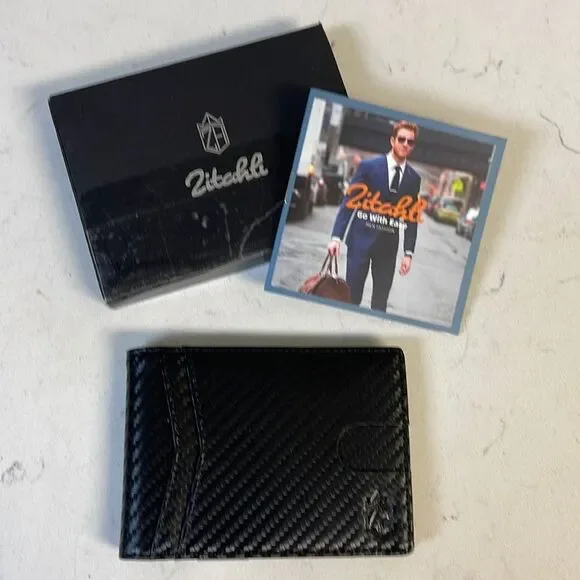 Zitahi Nova Men Wallet Slim Wallet for Men 12 Card Holder Money Clip RFID Bifold