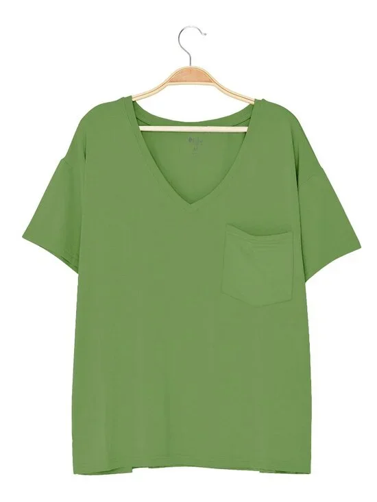 Kyte Baby Women’s Relaxed Fit V-Neck in Palm Size XXL (20-22)Palm / XXL (20-22)
