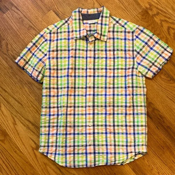 NWOT Gymboree Seersucker shirt