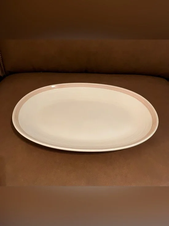 Vtg Pfaltzgraff Caramel 14” Oval Serving Platter