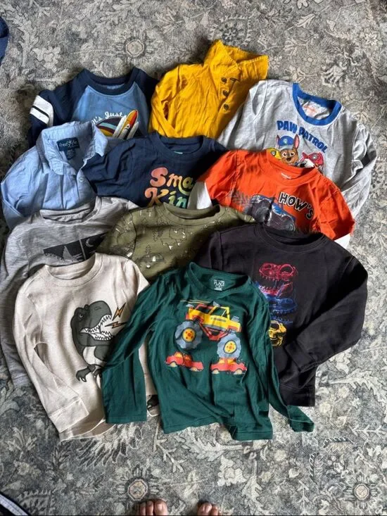 Bundle of 11 Toddler Boys Shirts
