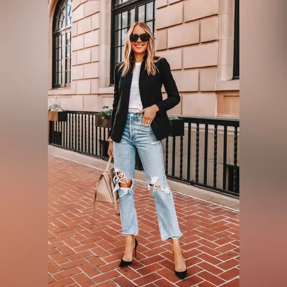 J.Crew Classic Black Blazer size XS