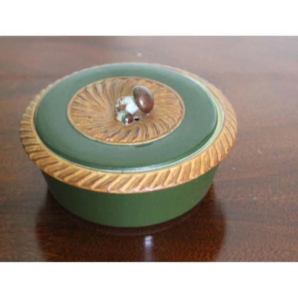 Antique  Pillivuyt French Ceramic Tureen with Mushroom Finial