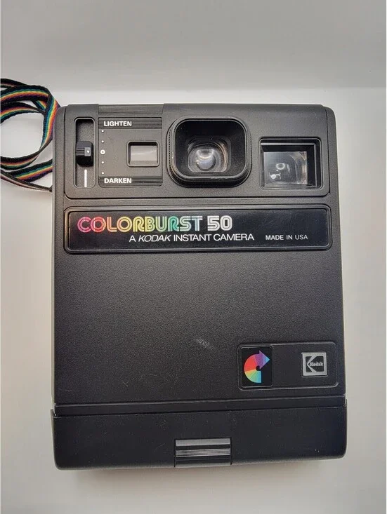 Vintage Kodak Colorburst 50 Instant Film Camera Polaroid Type Camera Untested
