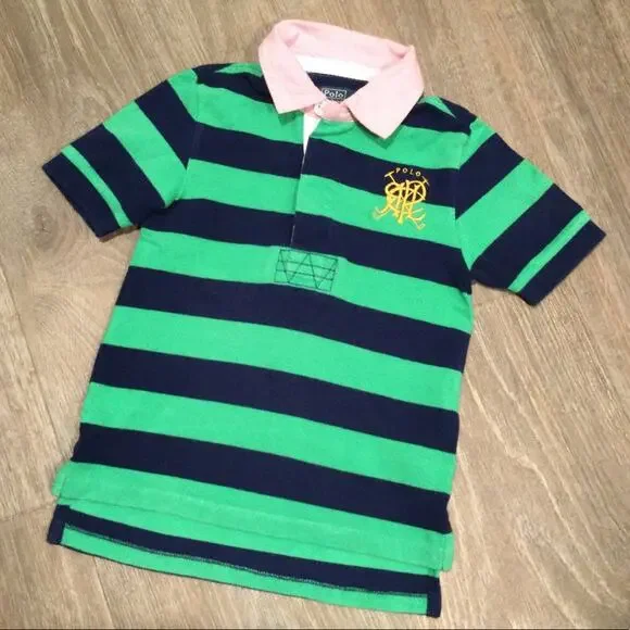 Polo by Ralph Lauren boys preppy pink collar polo 4