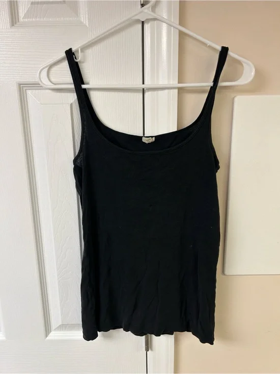 J.Crew Cotton Black Tank Top