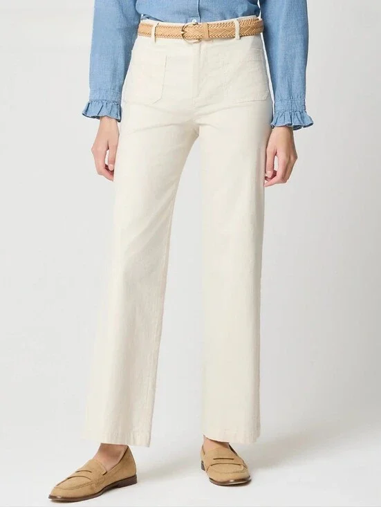 J. Crew Tall Lizzie wide-leg pant