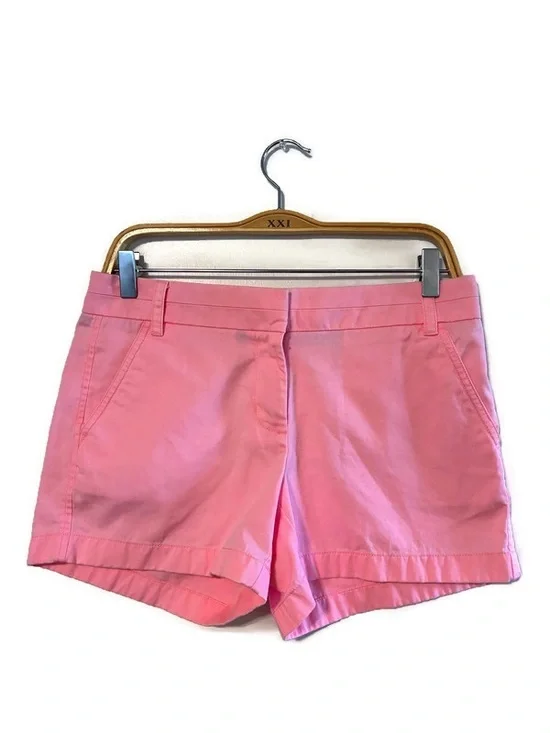 J. Crew Bubblegum Pink Chino Shorts 100% cotton Women’s size 4 26 small
