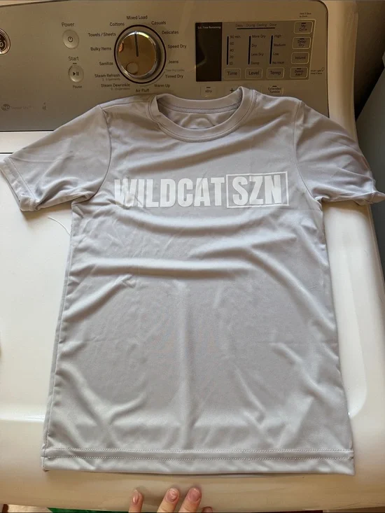 Boys Performance T-Shirt - Light Gray