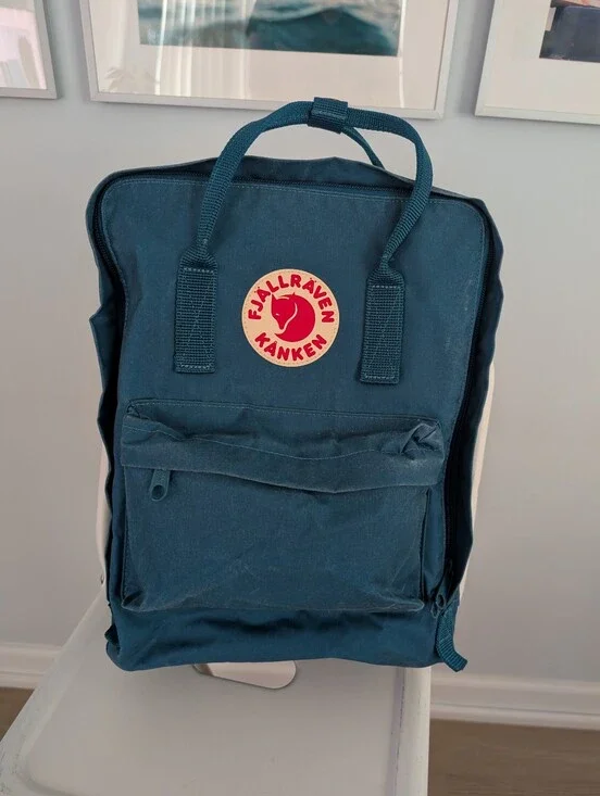 Fjallraven Kanken Classic Teal Backpack