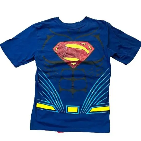 Superman Boy’s 2XL Muscle t-shirt with cape
