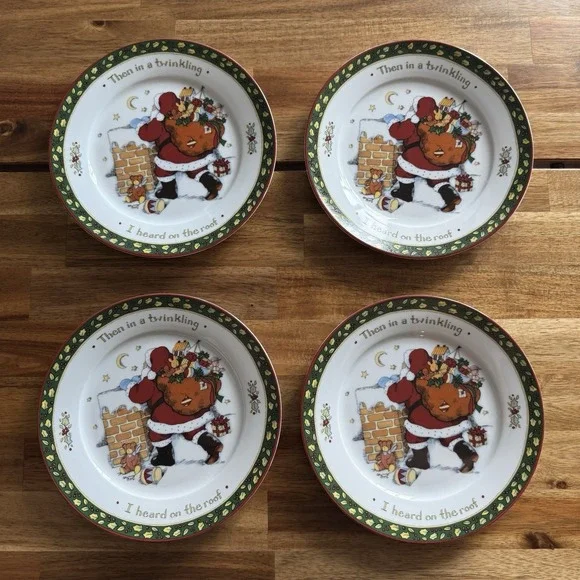 PORTMEIRION STUDIO 4-PC Susan Winget A CHRISTMAS STORY 8