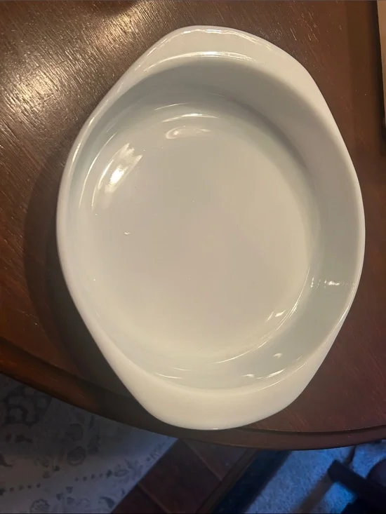 White Ceramic Serving Bowl with Pouring Spouts - Home Dining