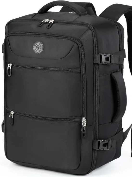 Backpack for Travel, School, Work- Black