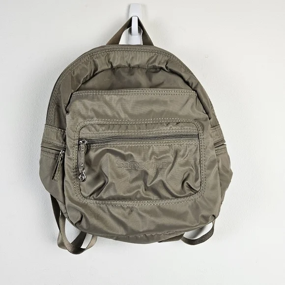 SAMSONITE Nylon Backpack Medium Green