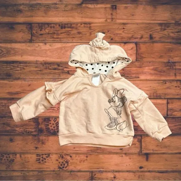 5 for‎ $25🔥3/6 Months Baby Girls Disney Baby Pink Mickey Mouse Sweatshirt