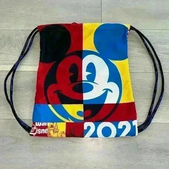 Disney world drawstring chinch 2021 rare limited edition  backpack