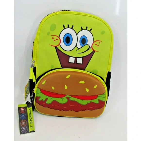 Unique Nickelodeon SpongeBob SquarePants Hamburger Backpack 17