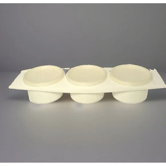 VTG Tupperware VTG 3-in-1 Condiment Tray 732 Lids Tupper Seals 733 Server Caddy