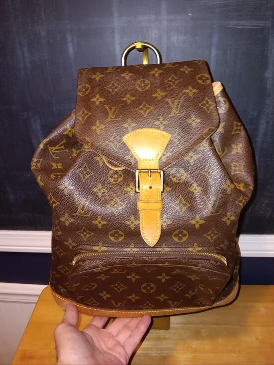 Louis Vuitton Vintage Montsouris Monogram Backpack