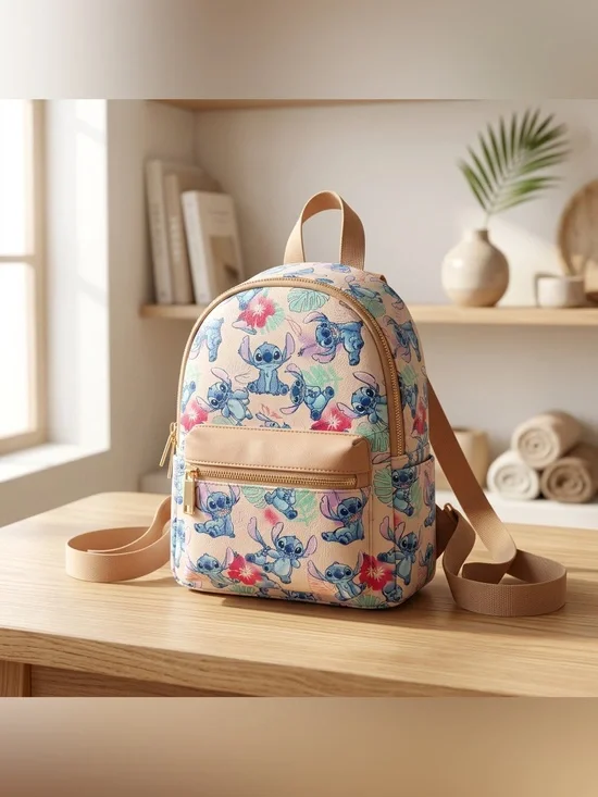 Disney Lilo & Stitch Floral Print Mini Backpack