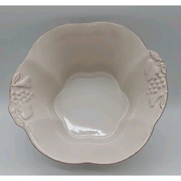 Casa Stone Madeira Harvest by Casafina  Serving Bowl Pale Yellow Bowl 11inches