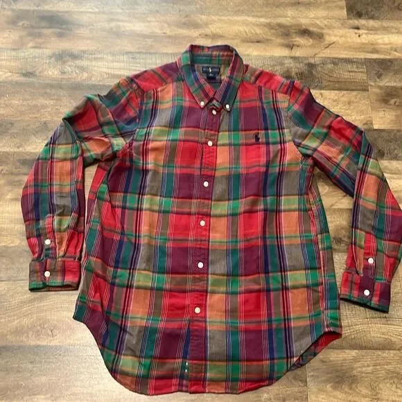 Polo Ralph Lauren long sleeve button down shirt size XL(18-20)