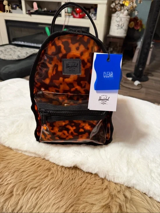 Herschel Clear Tortious Backpack NWT
