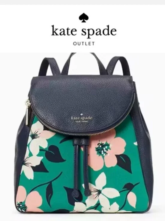 Kate Spade Leila Medium Backpack in Lily Blooms
