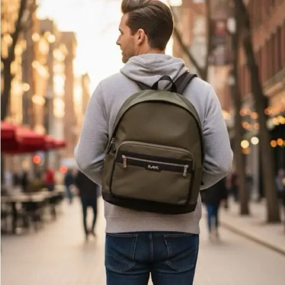 Michael Kors NWT Malone Backpack Olive