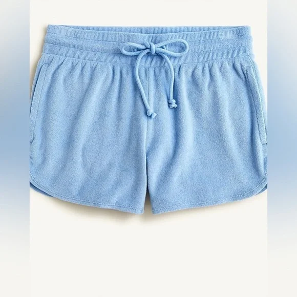 J. Crew Tie-waist towel terry short Size Large
