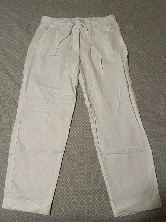 J. Crew Linen-Blend Drawstring Pants