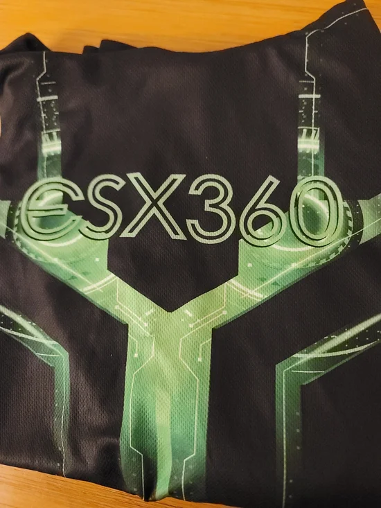 GSX360 Graphic Tee in Black and Green