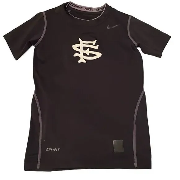 EUC Nike Black SF Giants Short Sleeve Dri-Fit Fitted Short Sleeve Tee - Size Sma