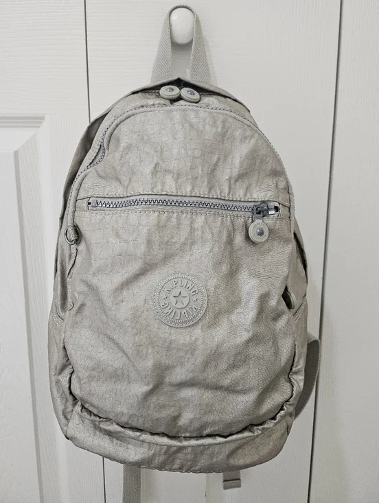Kipling Backpack In Silver/Gray