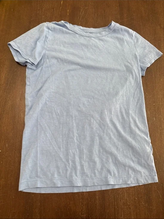 J. Crew Light Blue Short Sleeve Tee
