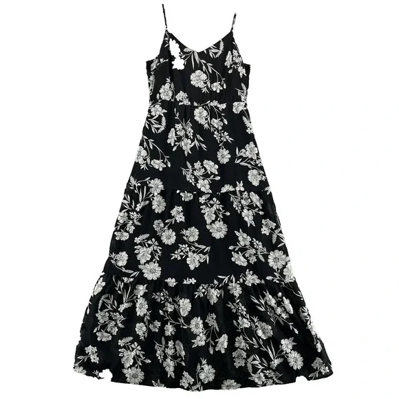 J.Crew Mercantile Maxi Dress Women 4 Layered Floral Fairy Y2k Boho Garden Summer