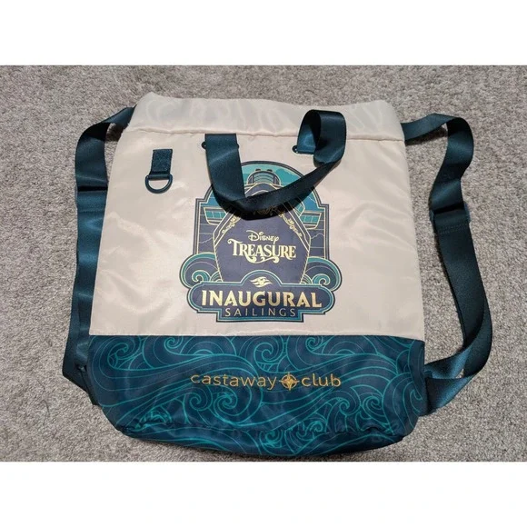 Disney Cruise Line Treasure Inaugural‎ Sailing Castaway Club Bag Cooler Backpack