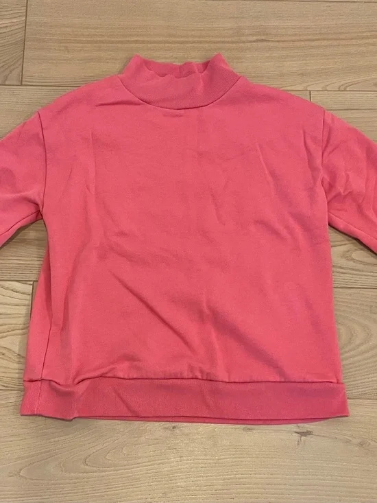 J. Crew Crewcuts Girls’ Size XL Bright Pink Turtleneck Sweatshirt