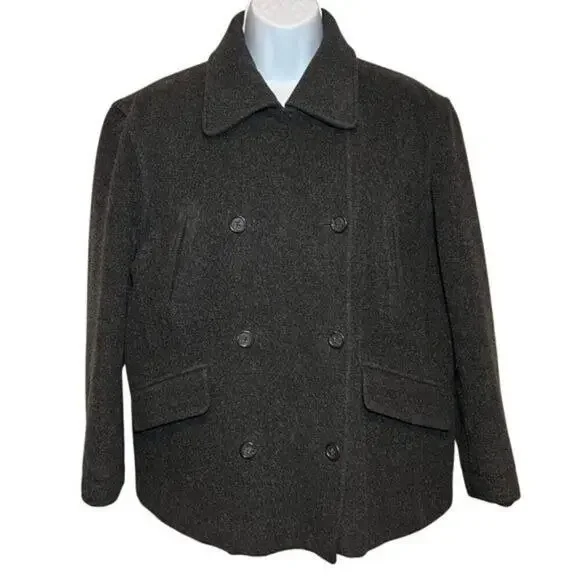 J. Crew Wool Blend Peacoat, S