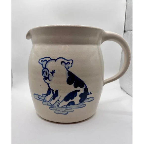 Unbranded Stoneware Pitcher 6.75