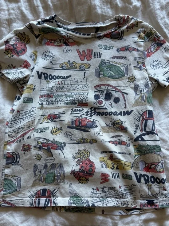 IKKS Kids Racing Cars Graphic Tee - Multi Color / size 4
