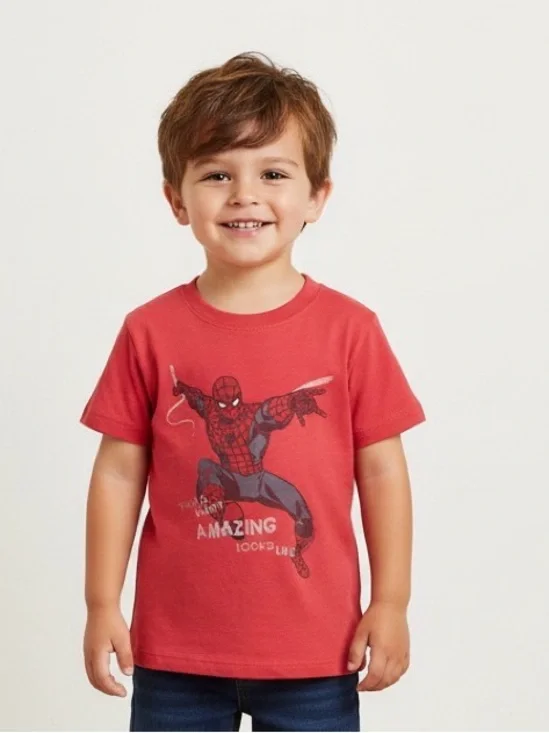 GAP Junk Food Spider Man Red Toddler Tee Size 3T