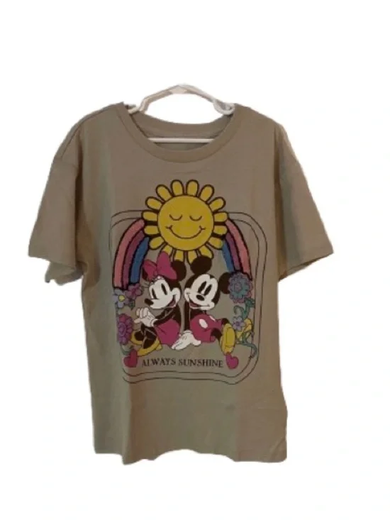 NWT Disney Child’s T-Shirt Mickey Minnie Graphic Large